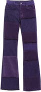 Tractr Kids' Patchwork Flare Jeans
