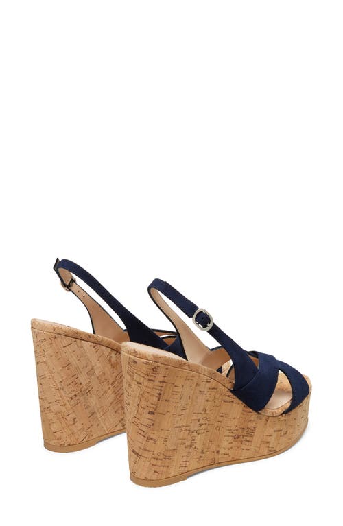 STUART WEITZMAN STUART WEITZMAN DAYNA SLINGBACK PLATFORM WEDGE SANDAL