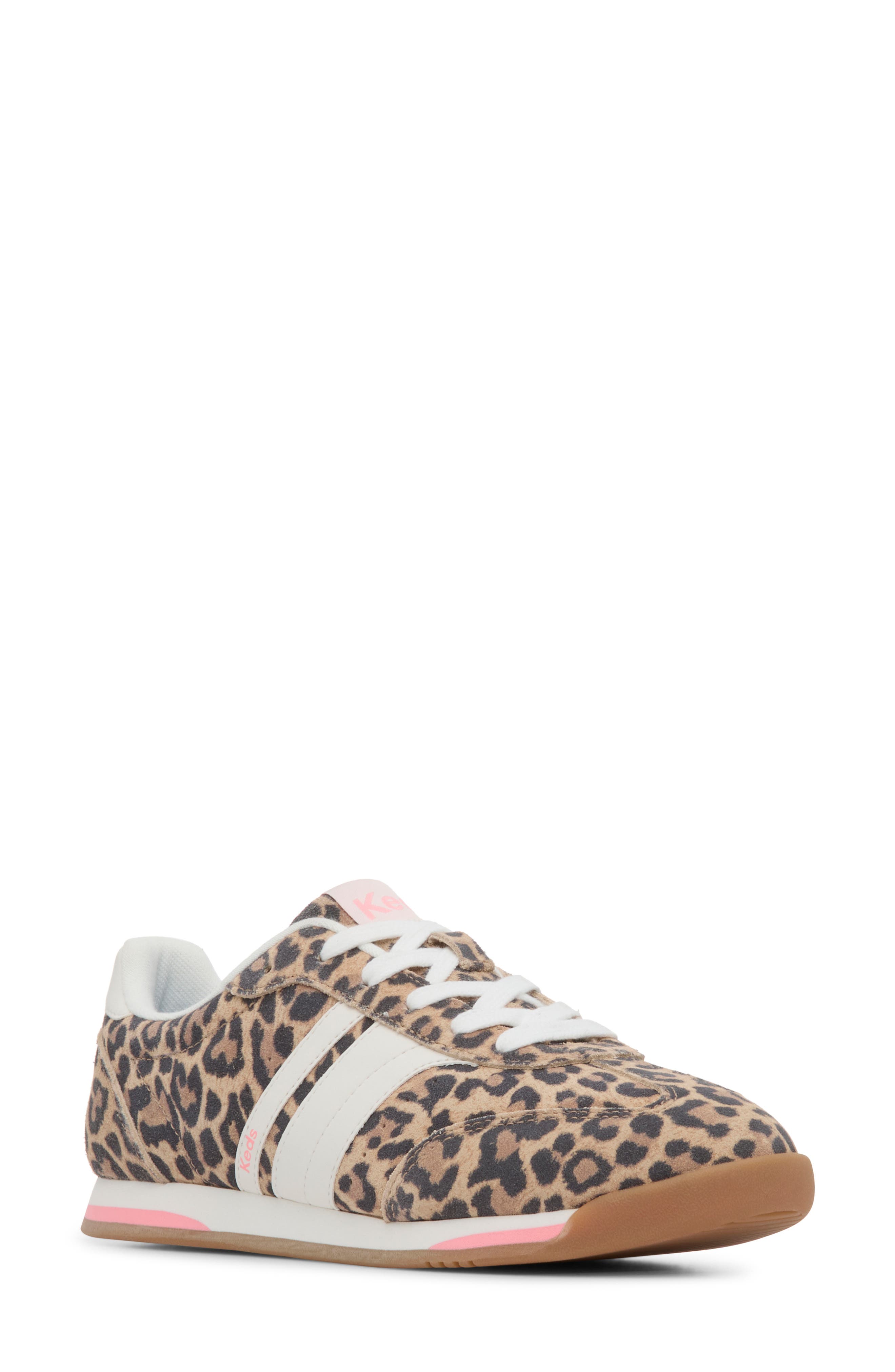 Keds<sup>®</sup> Revival Leopard Print Sneaker, Main, color, Tan/ Brown
