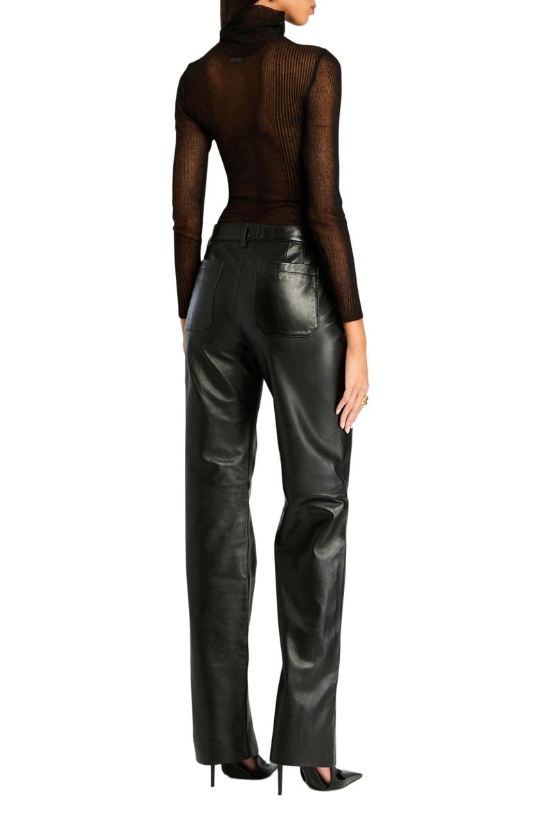 Retrofête Adelina Leather Pant, Alternate, color,