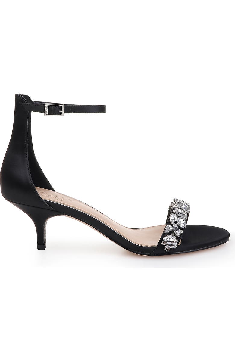 Jewel Badgley Mischka Dash Embellished Halo Strap Sandal, Alternate, color,