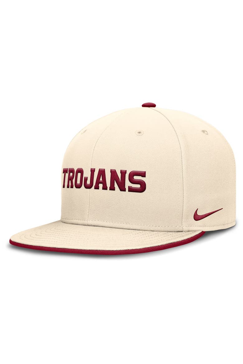 Men's Nike Natural USC Trojans 2026 Primetime Natural True Fitted Hat, Alternate, color, Natural