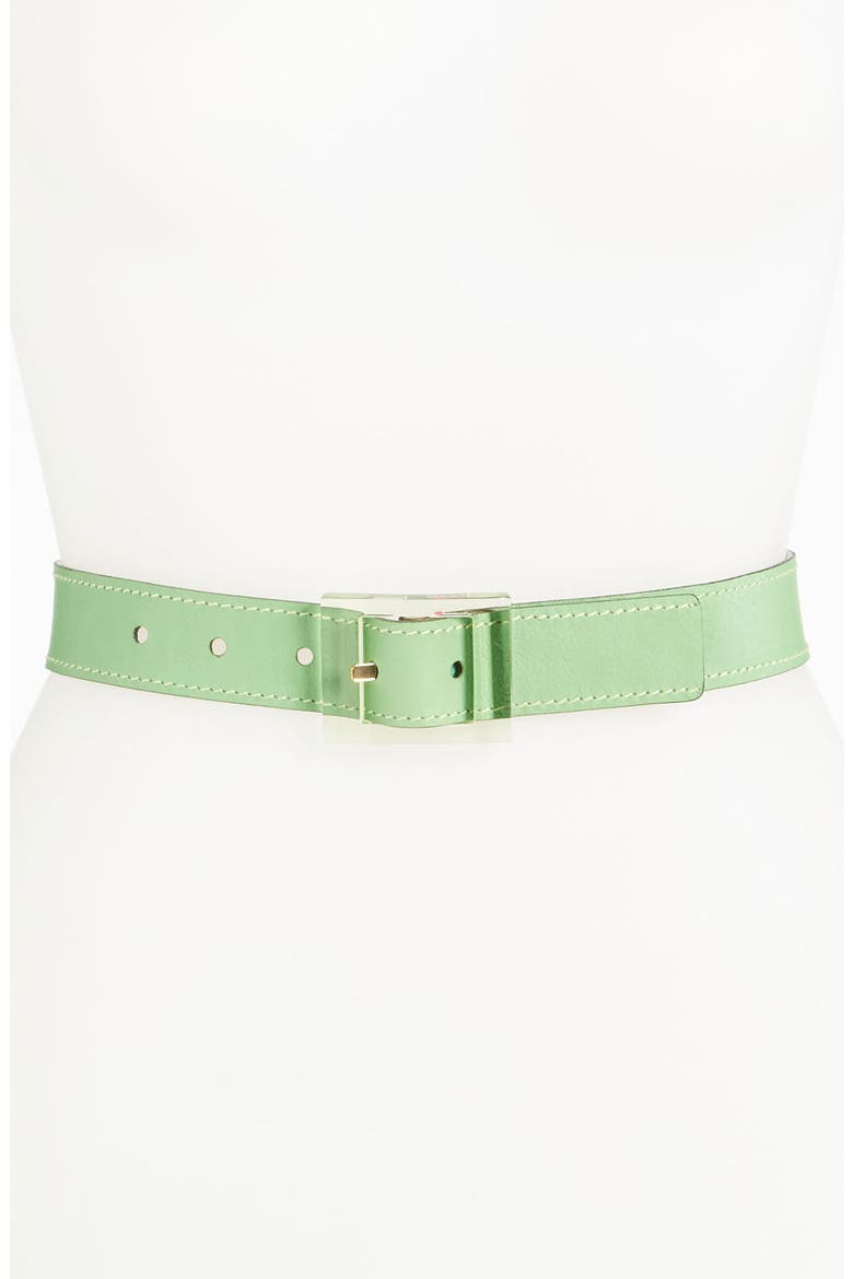 reversible leather belt, Alternate, color, PINK FLORAL/ SHAMROCK