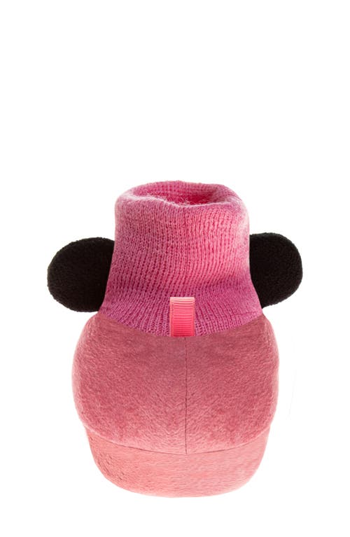 Josmo Minnie Mouse Plush Slipper In Pink