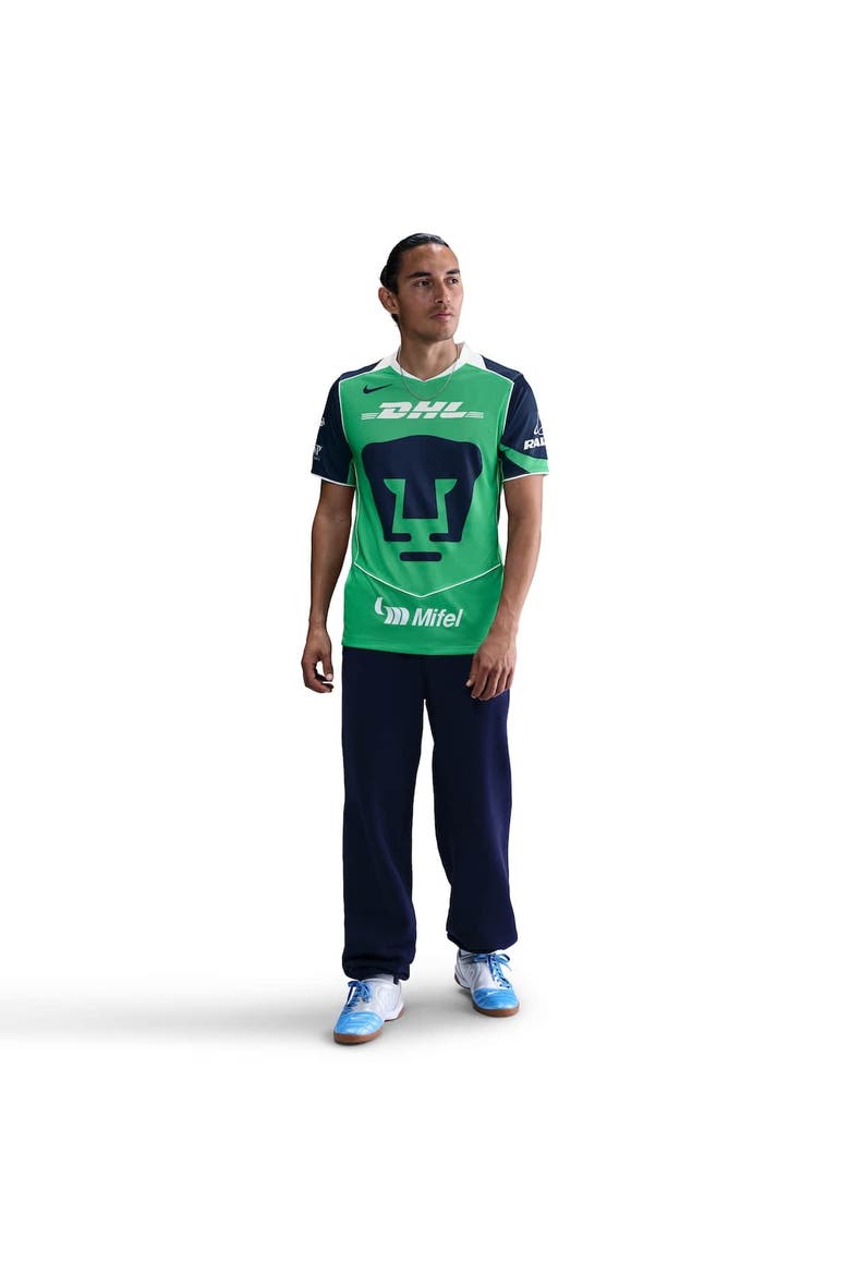Men's Nike Green Pumas 2025/26 Third Replica Jersey, Alternate, color, Green