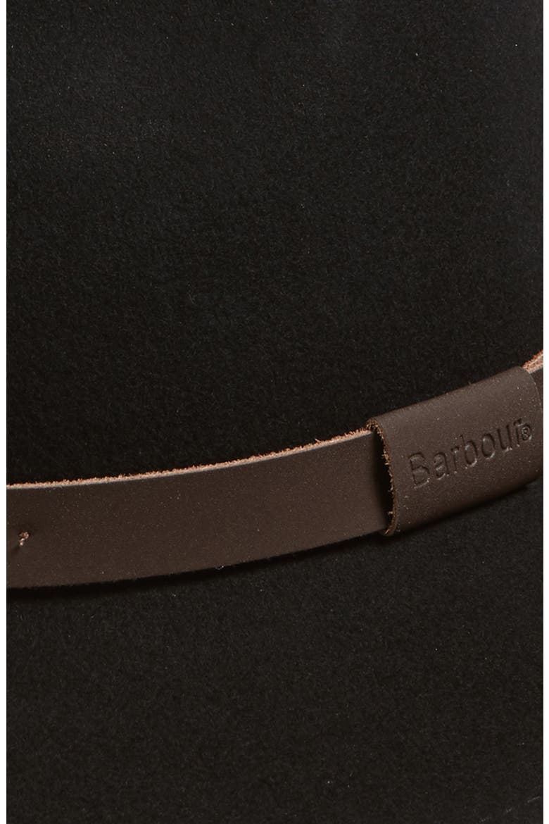 Crushable Bushman Fedora, Alternate, color, BLACK