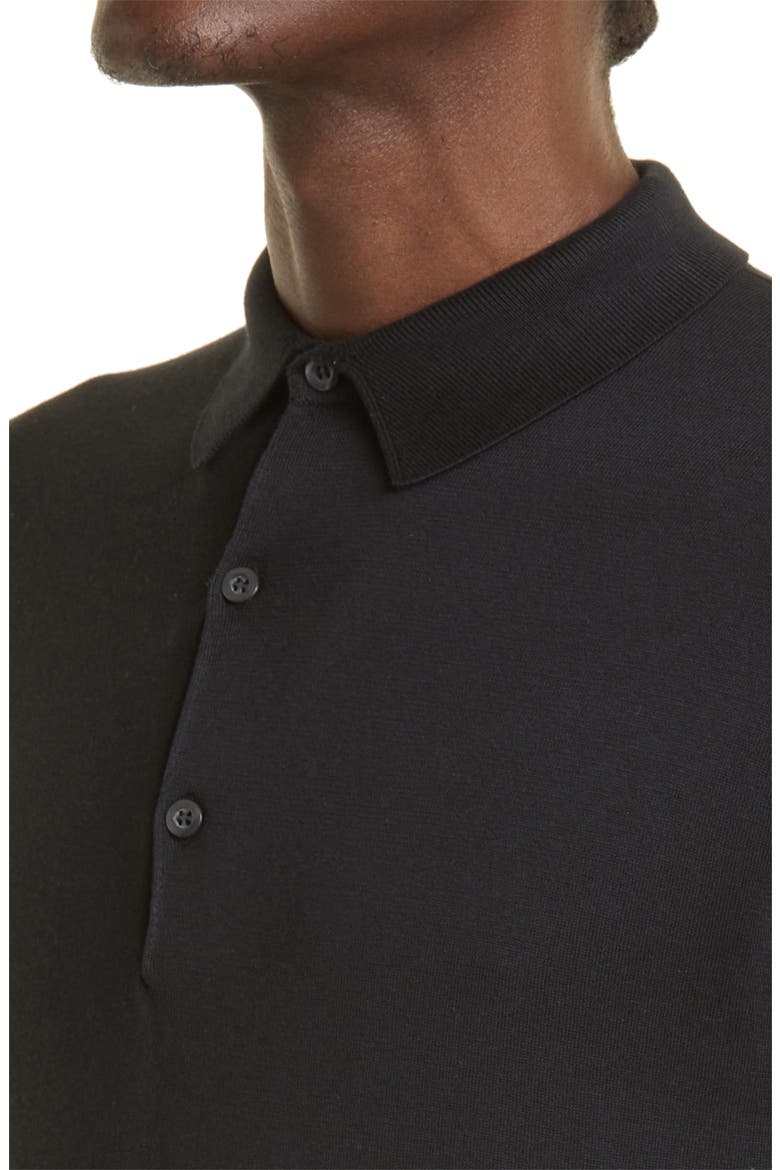 Bradwell Cotton Sweater, Alternate, color, BLACK