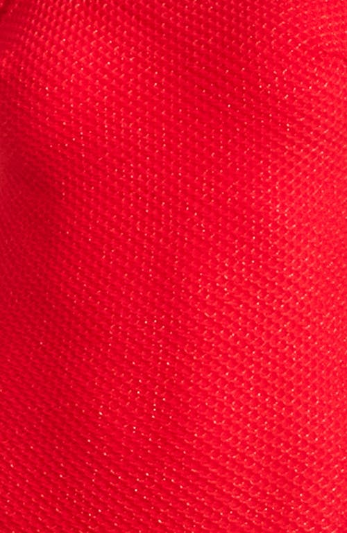 Aqua Blu Scoop Neck Isabella One Piece In Red