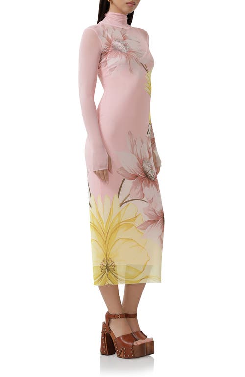 AFRM AFRM SHAILENE LONG SLEEVE MESH DRESS