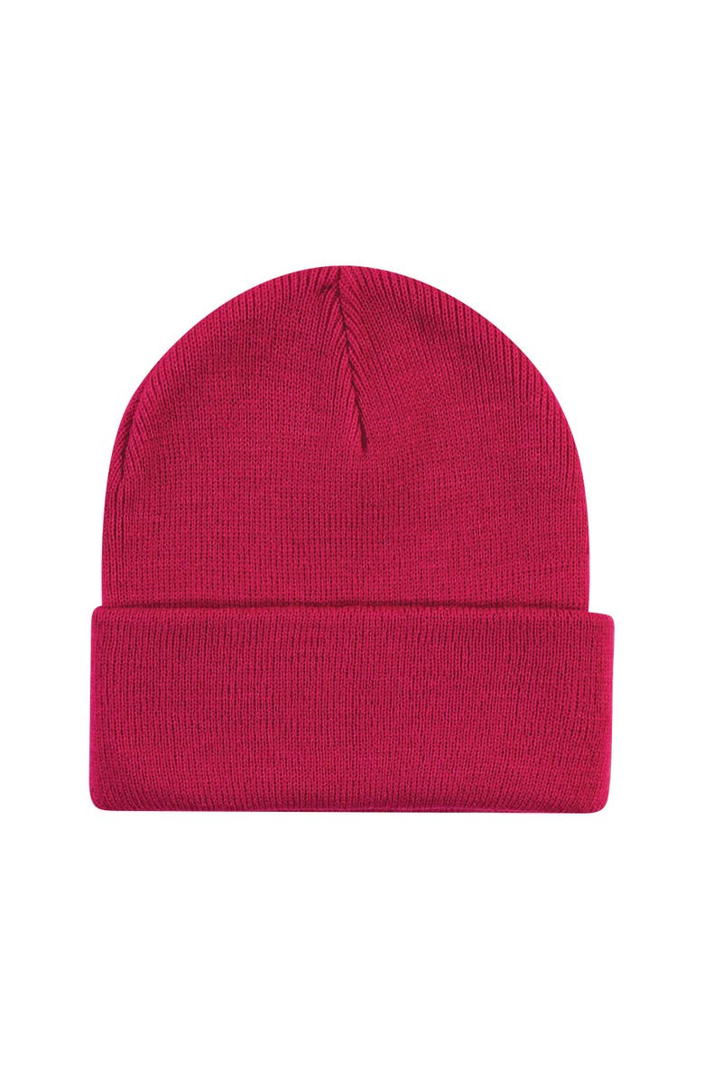 Hudson Baby Knit Caps and Cuffed Beanies, Alternate, color, Dark Pink