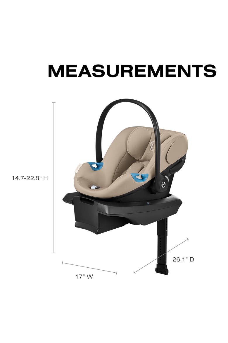 Aton G2 Infant Car Seat with Load Leg Base, Alternate, color, ALMOND BEIGE