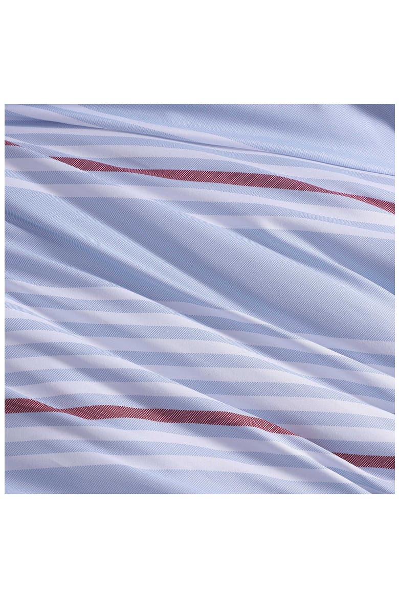 Lido Stripe Comforter Set, Alternate, color, BLUE/ RED