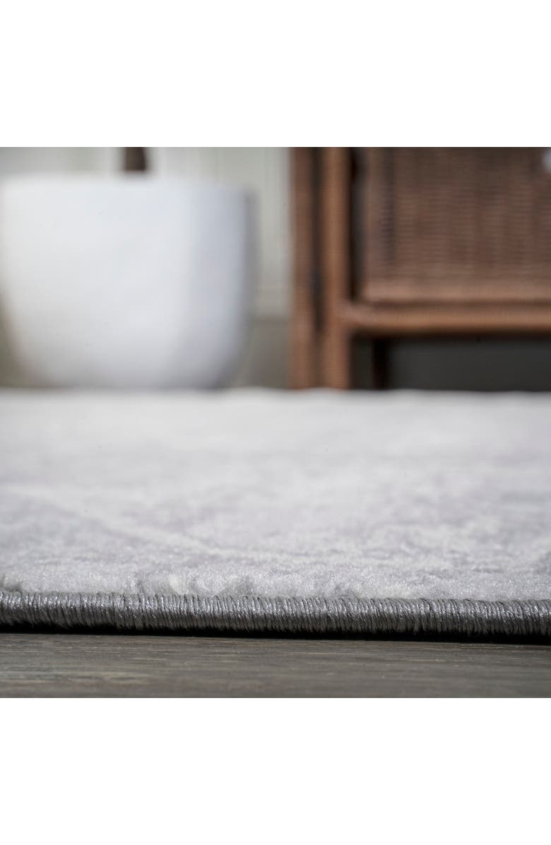 JONATHAN Y Modern Persian Vintage Medallion Area Rug, Alternate, color, Gray