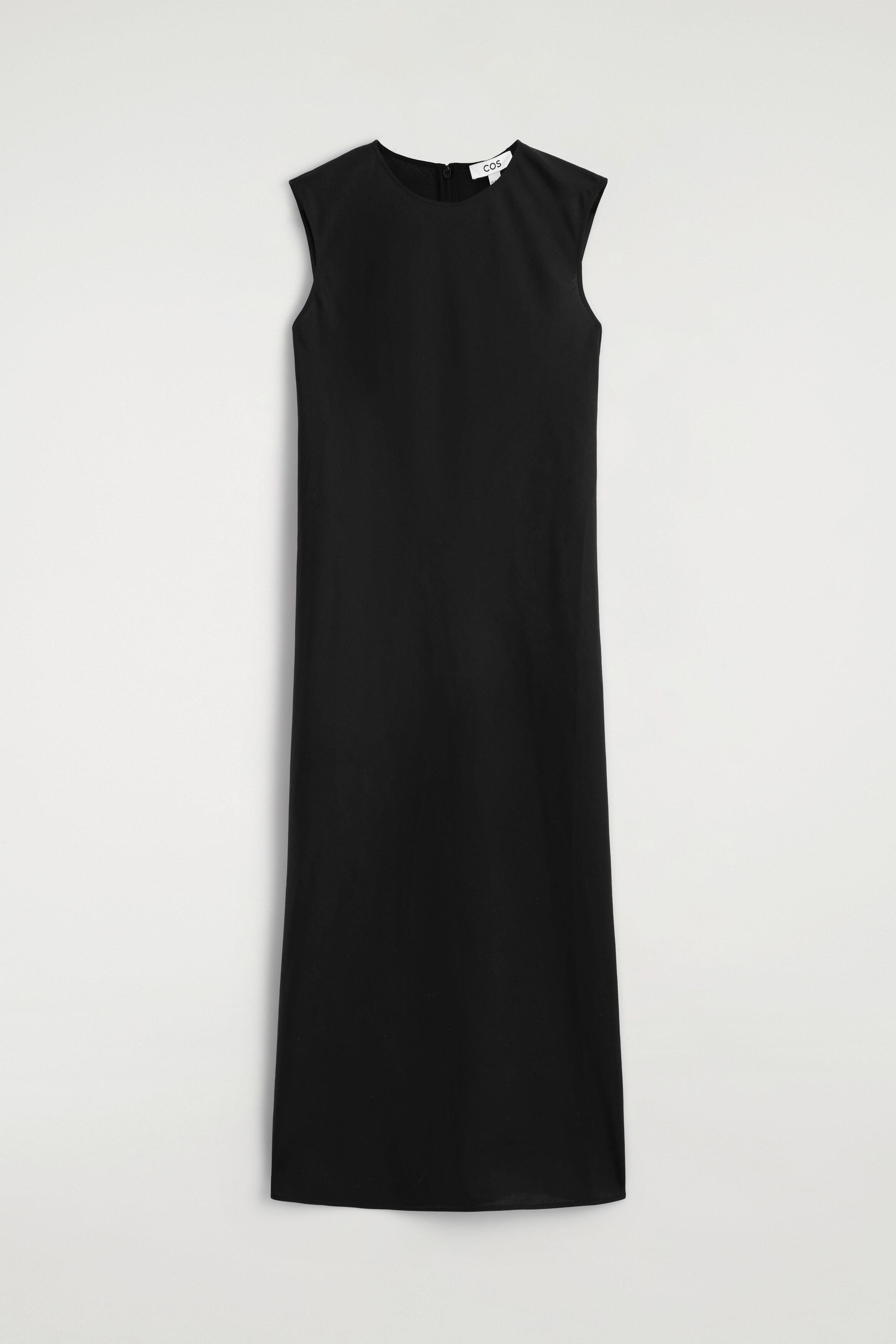 cos sleeveless midi dress VOLUMINOUS SLEEVELESS MIDI DRESS