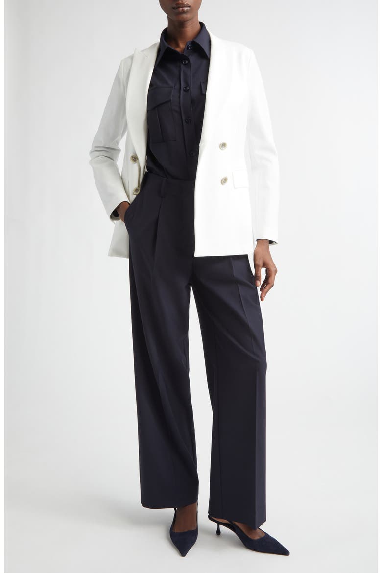 Lightweight Stretch Blend Pants, Alternate, color, NAVY