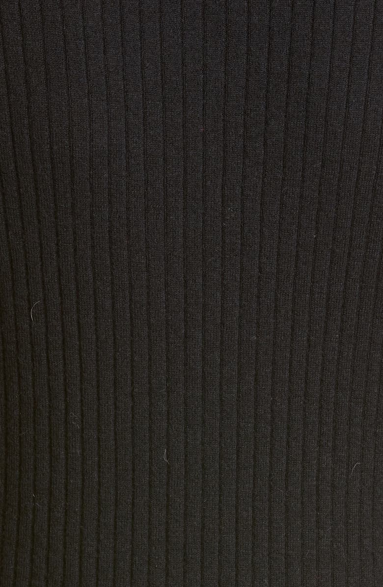 autumn cashmere Ribbed Cashmere Henley Sweater, Alternate, color, 