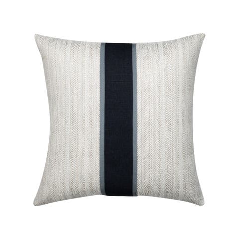 Meridian Center Band Indoor & Outdoor Woven Accent Pillow & Insert