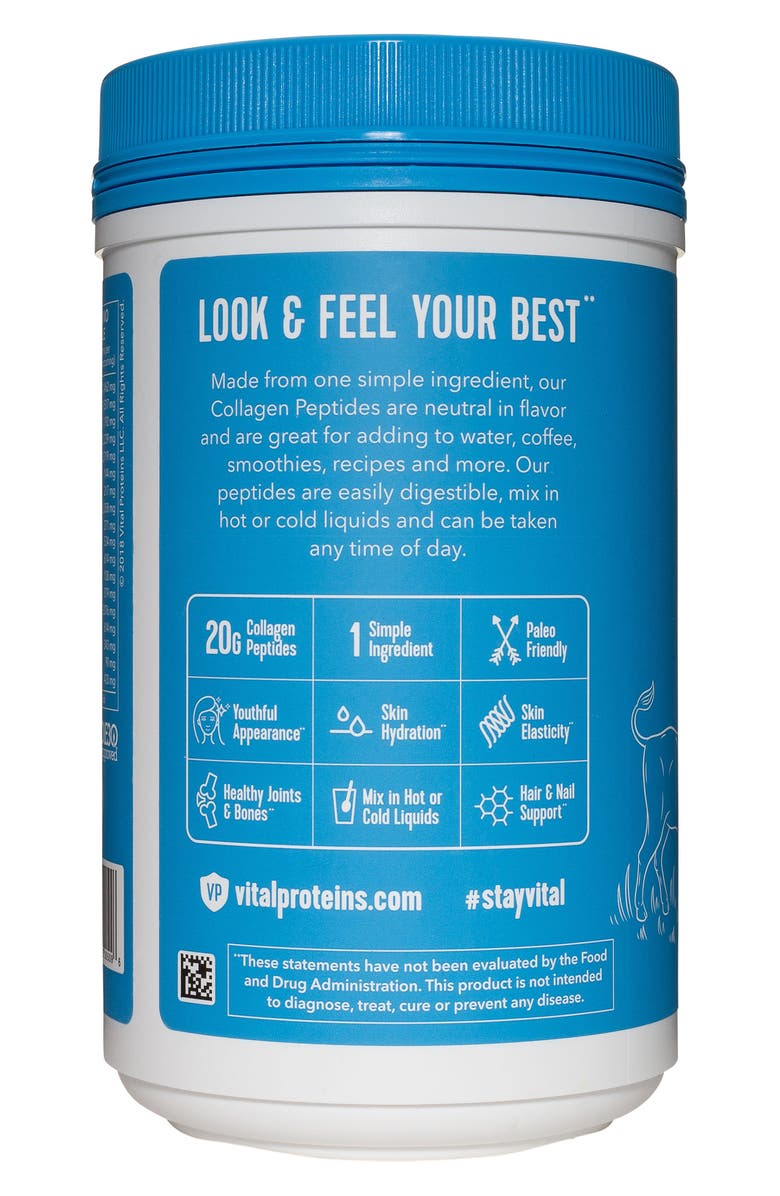 Vital Proteins Collagen Peptides Unflavored Dietary Supplement, Alternate, color,