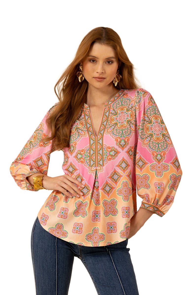 Hale Bob Kataleya Jersey Top, Alternate, color, 