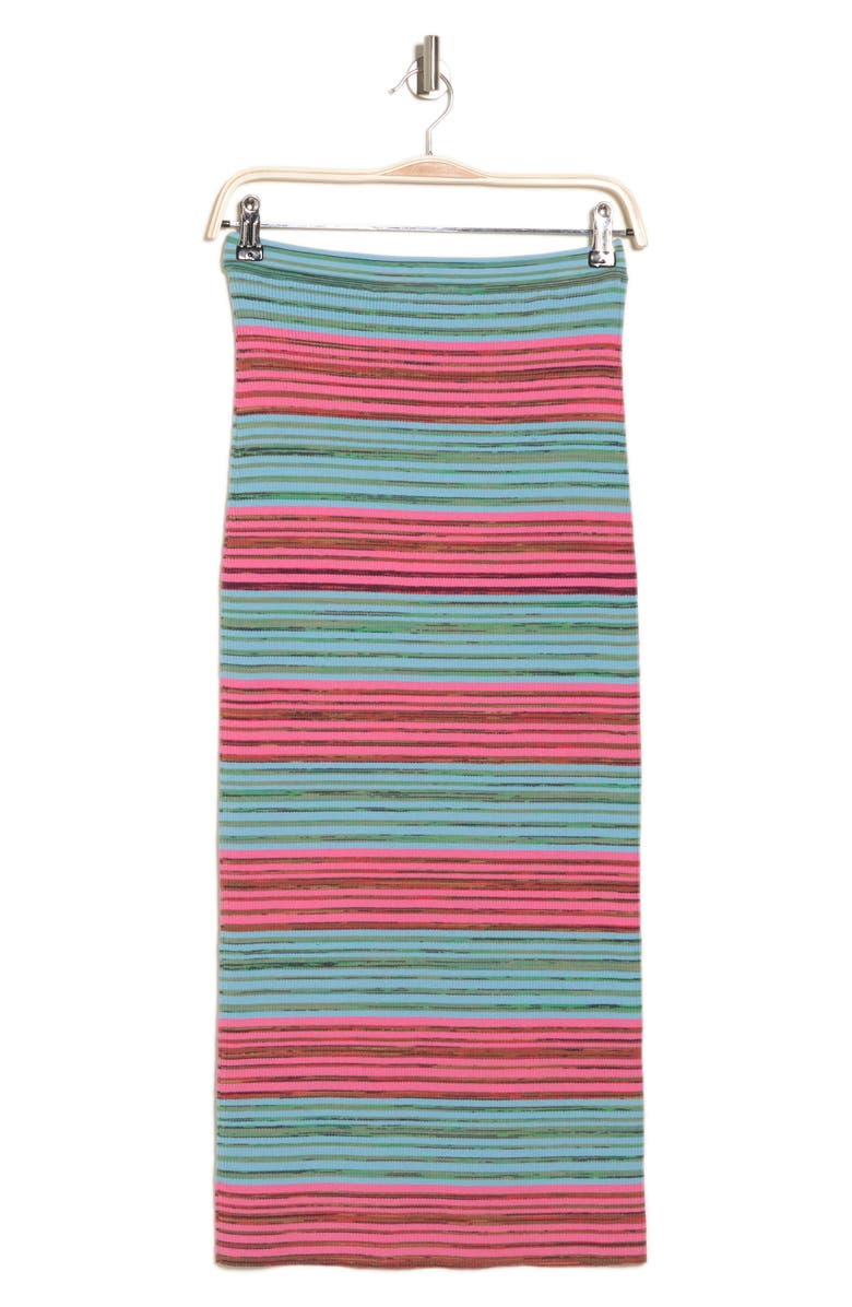 Derek Lam 10 Crosby Riviera Stripe Pencil Skirt, Alternate, color, Multicolor Space Dye