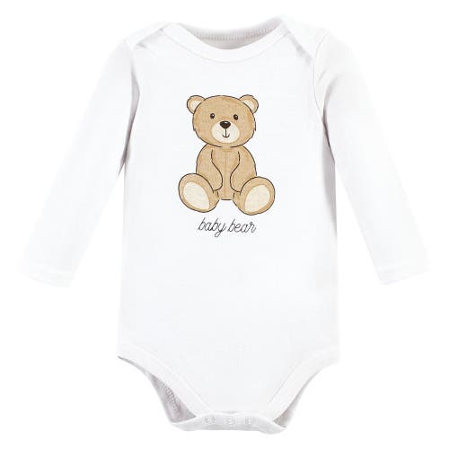 Hudson Baby Cotton Bodysuit And Pant Set In White