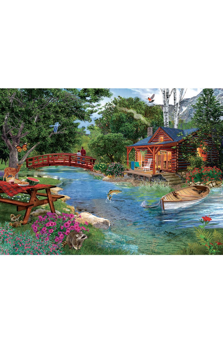 Sunsout Afternoon fishing 1000 piece Jigsaw Puzzle for Adults, Alternate, color, Multicolor