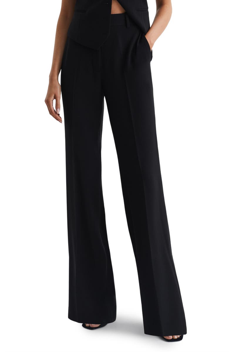 Reiss Margeaux Wide Leg Trousers, Main, color, 