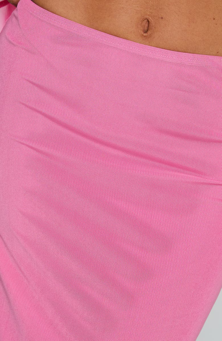 Princess Polly De Angelo Mesh Maxi Skirt, Alternate, color, Pink