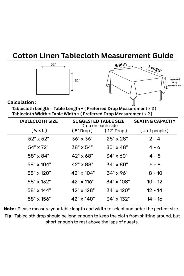 Cotton Linen Hemstitch Table Throw 52 x 52 Inch, Alternate, color, Lapis Blue