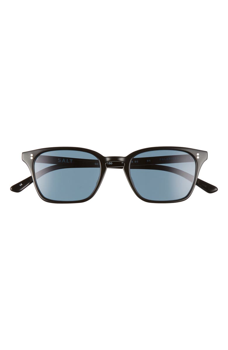 SALT. Fuller 50mm Rectangular Polarized Sunglasses, Main, color,