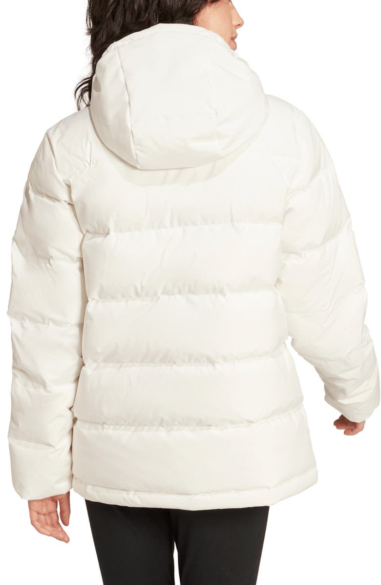 adidas Helionic Water Repellent Hooded Down Jacket, Alternate, color, 