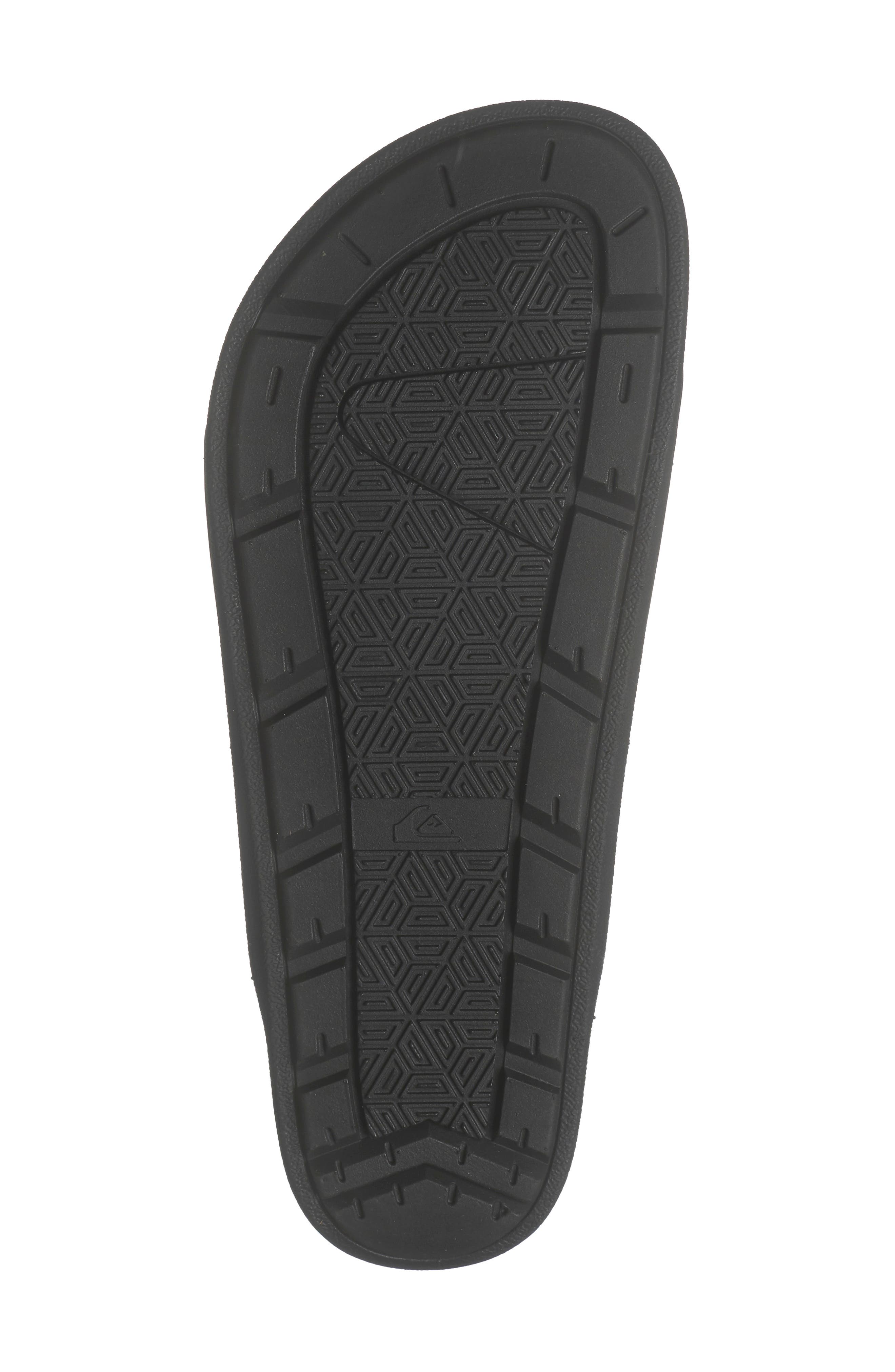 Deck Double Strap Slide Sandal, Alternate, color, DARK BROWN/ TAN/ BLACK