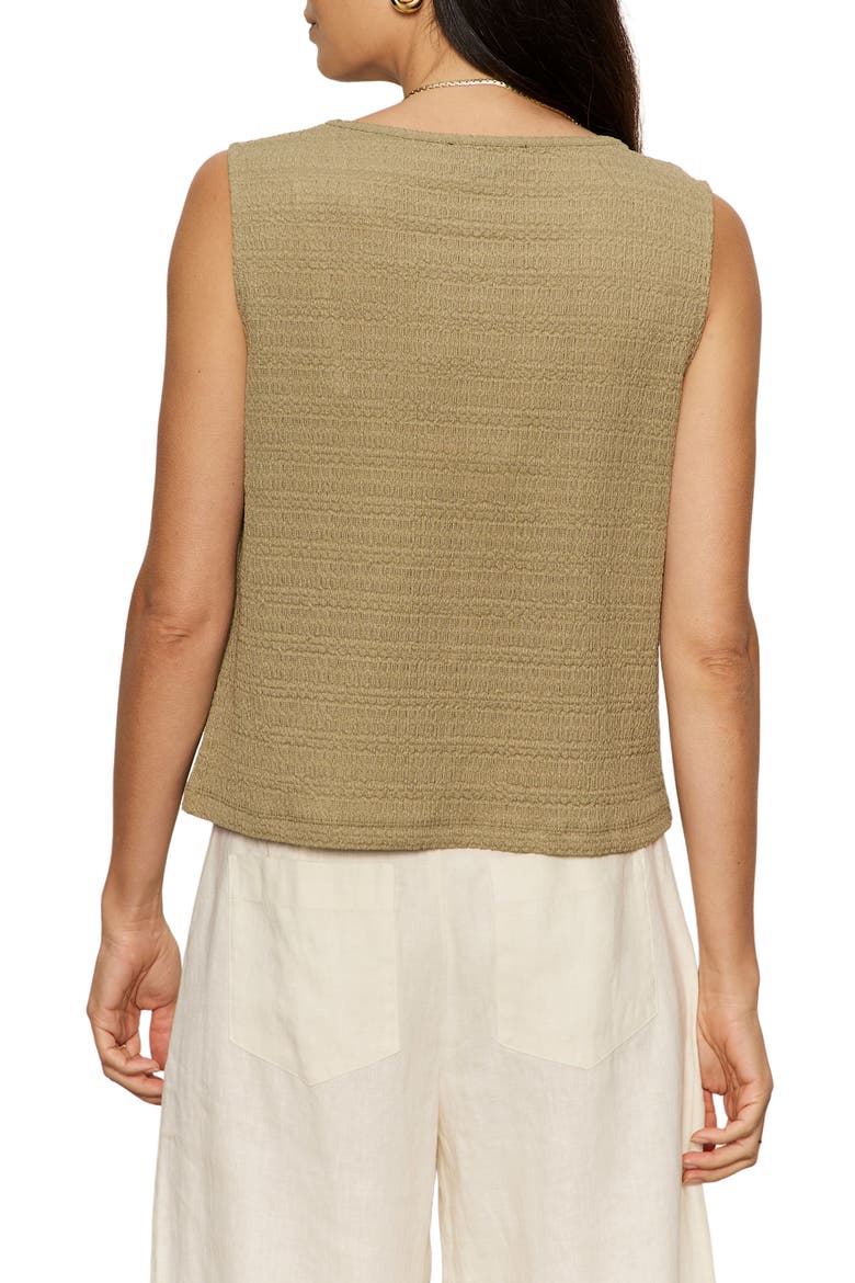 Textured Vacation Knit Vest, Alternate, color, COVERT GREEN