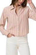 PAIGE Doreen Stripe Crop Shirt