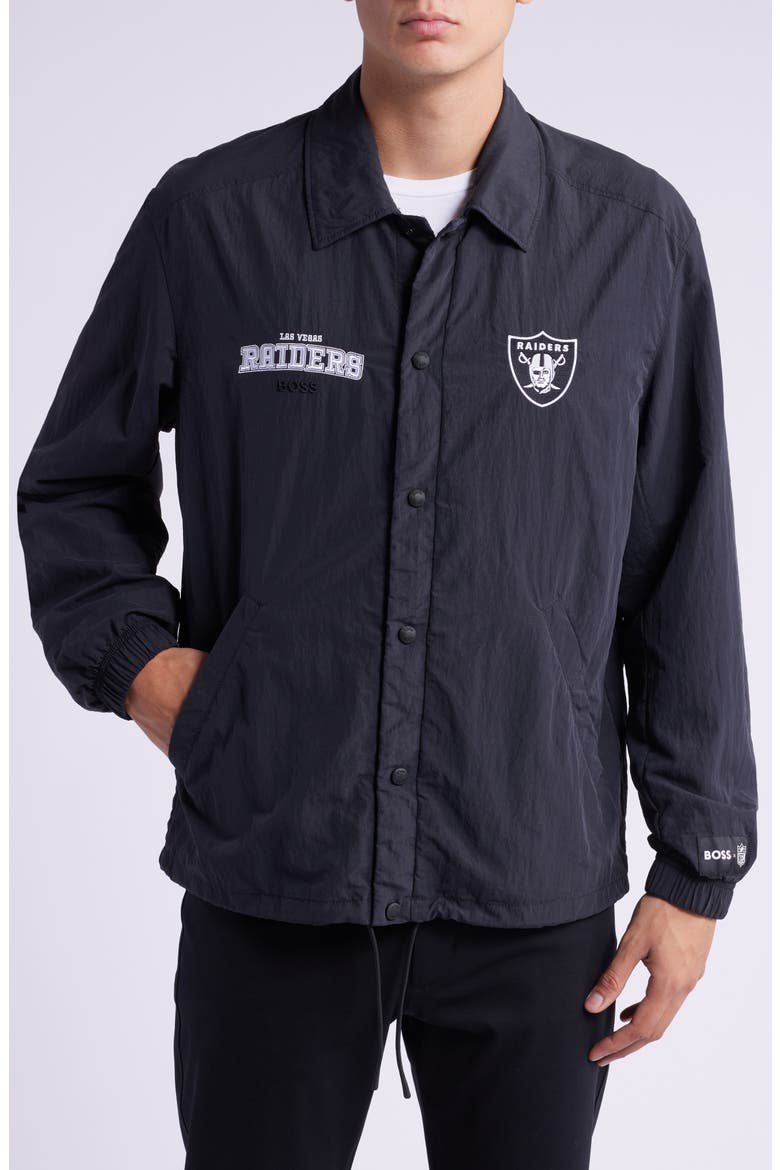 x NFL Otto Jacket, Alternate, color, BLK