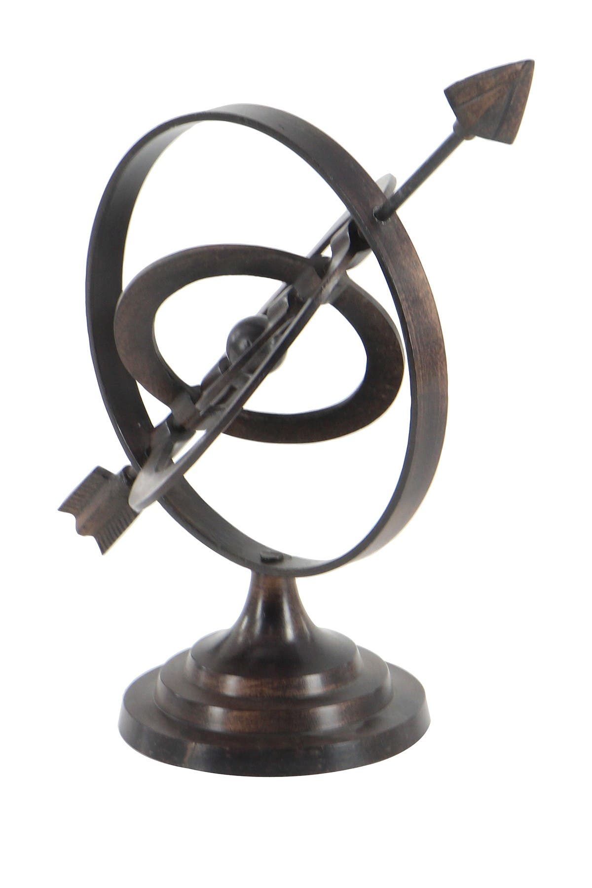 WILLOW ROW Industrial Brown Aluminum Armillary - 13