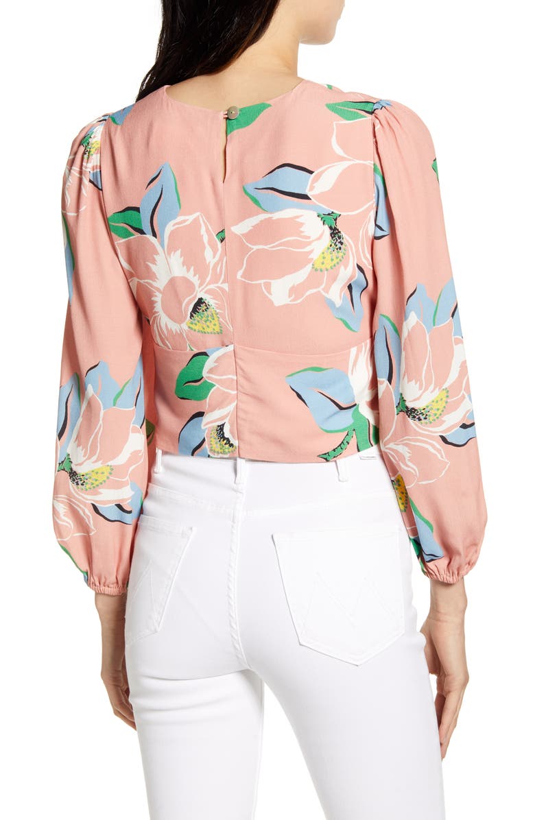 CAPULET Anais Floral Tie Front Top, Alternate, color, 