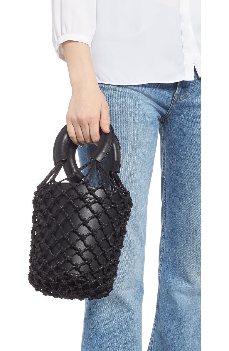 STAUD Moreau Cage Bucket Bag, Alternate, color,