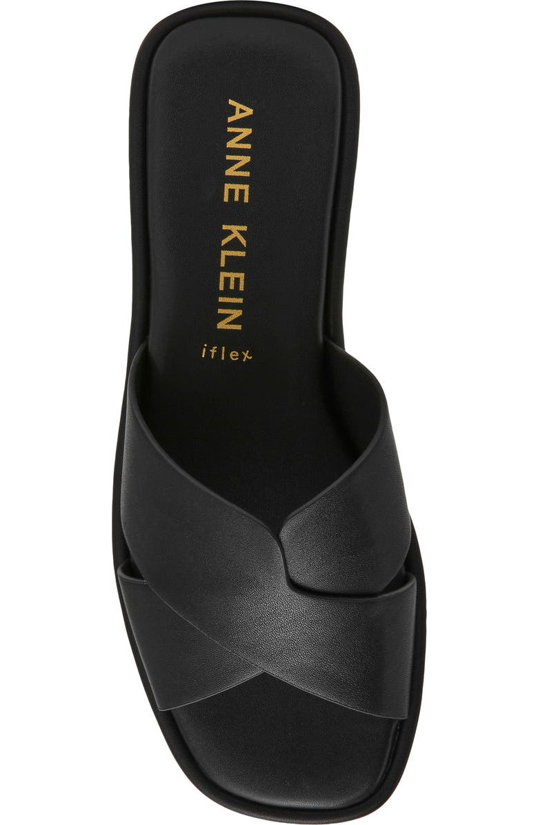 Anne Klein Khloe Crossover Strap Slide Sandal, Alternate, color,