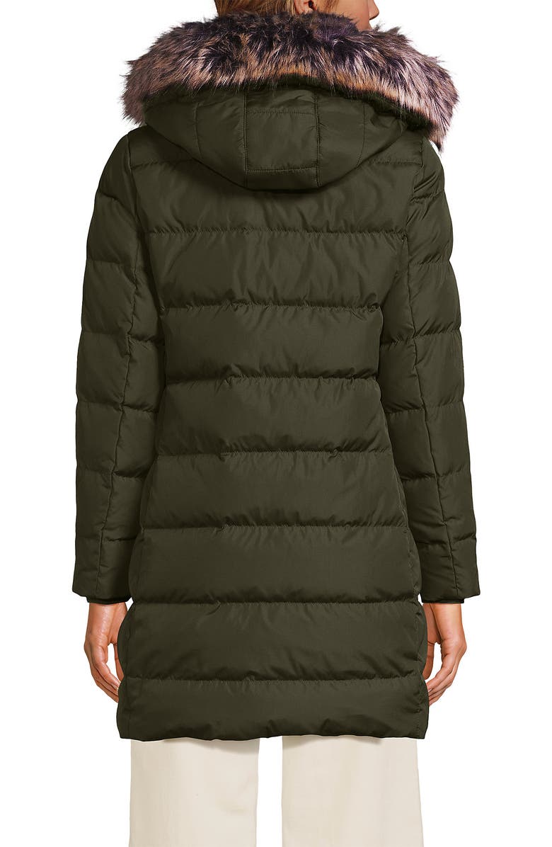 Lands' End Down Winter Coat, Alternate, color, Woodland Moss