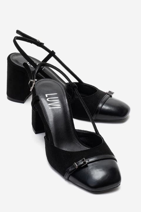 Desia Slingback Round Toe Pump