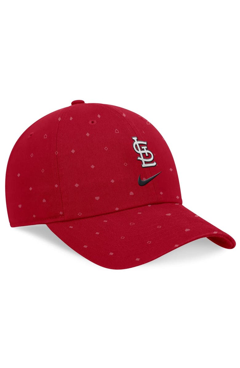 Nike Men's Nike Red St. Louis Cardinals Primetime Print Club Adjustable Hat, Alternate, color, Red
