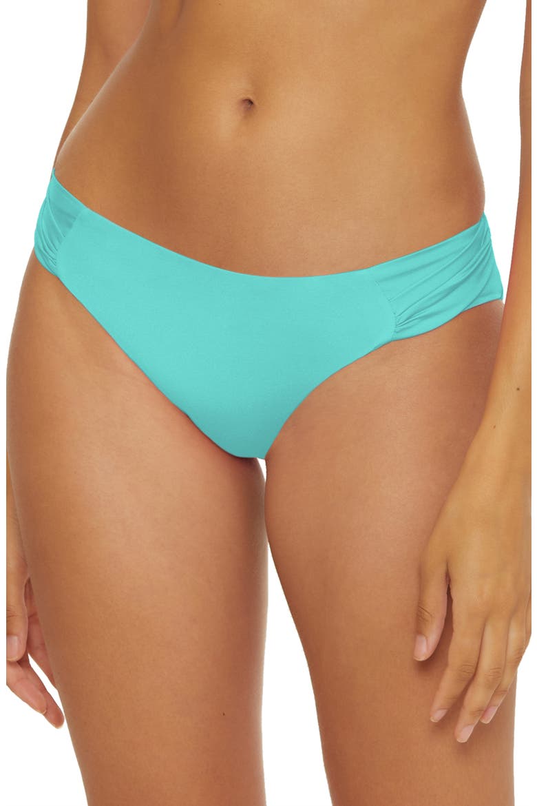 Monaco Side Tab Hipster Bikini Bottoms, Main, color, SKY