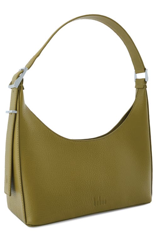 Behno Danny Flatiron Pebble Leather Shoulder Bag
