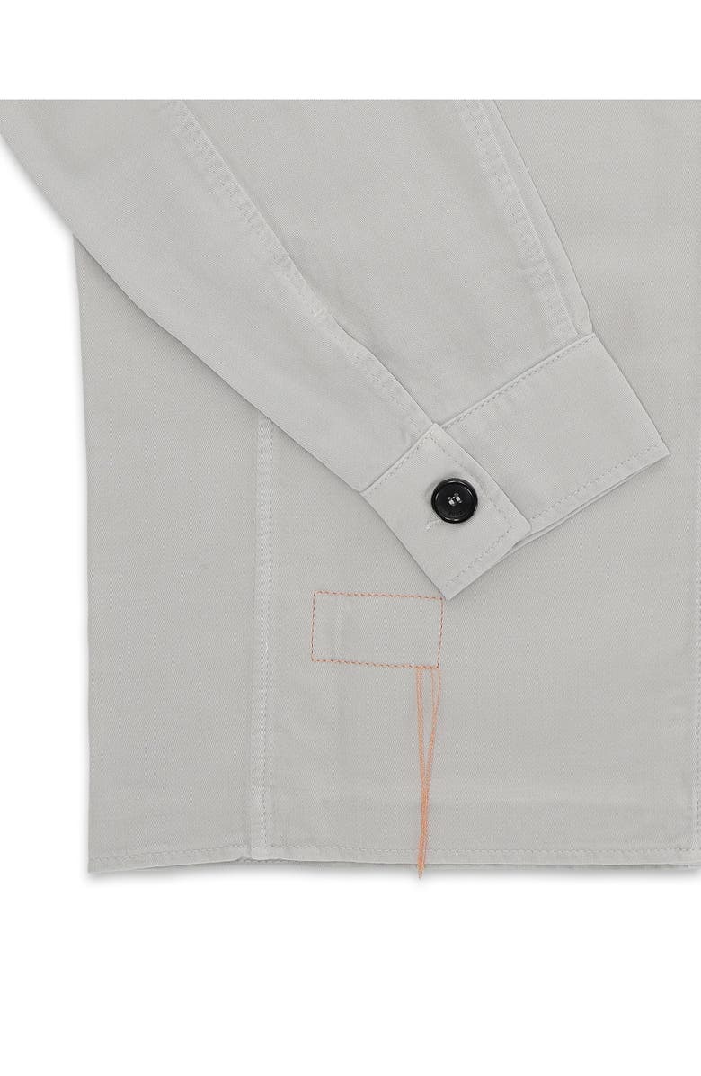 Fortela Seneca Cotton Overshirt, Alternate, color, Grey