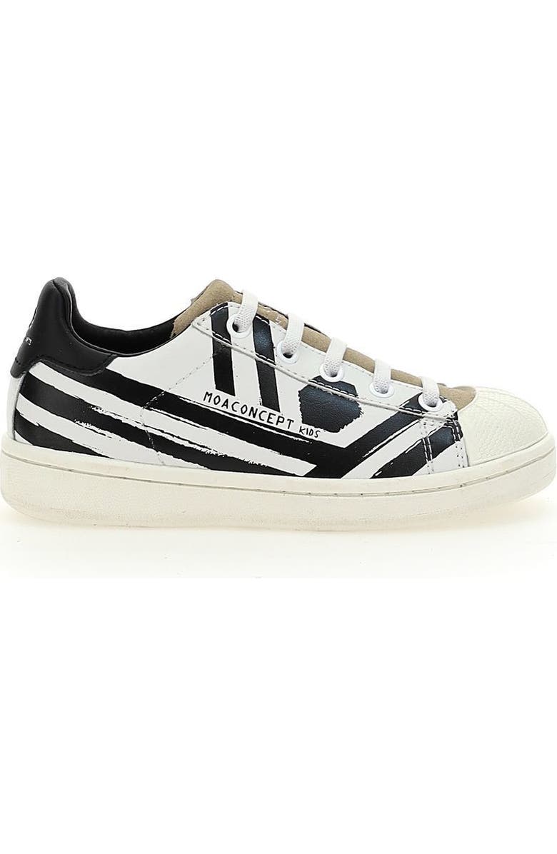 Master of Arts Striped Sneakers, Alternate, color, White