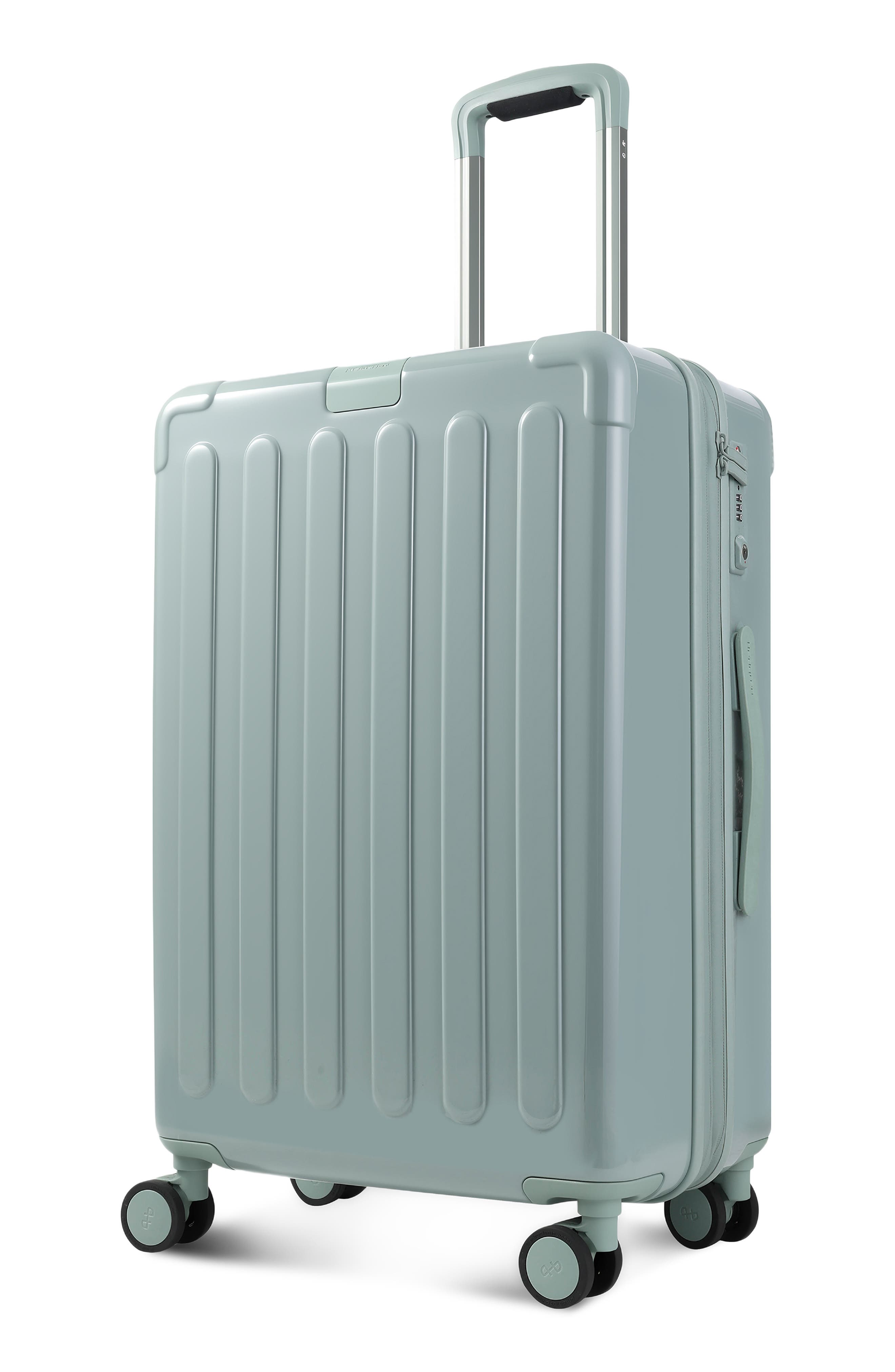 Hedgren Nostos Glossy Medium Spinner Suitcase, Alternate, color, Laguna