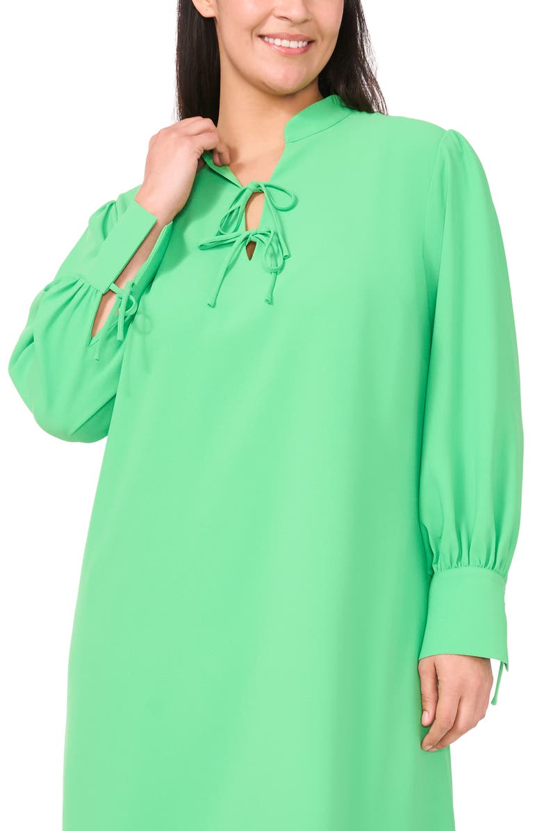 CeCe Tie Detail Long Sleeve Dress, Alternate, color, 