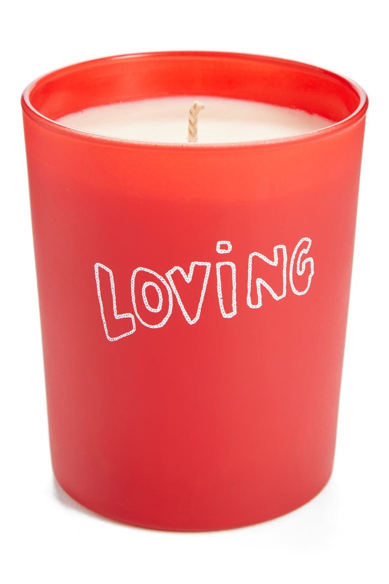 'Loving' Candle, Main, color, RED
