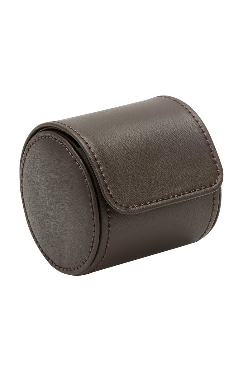 WOLF Earth Single Watch Roll, Alternate, color, Coffee